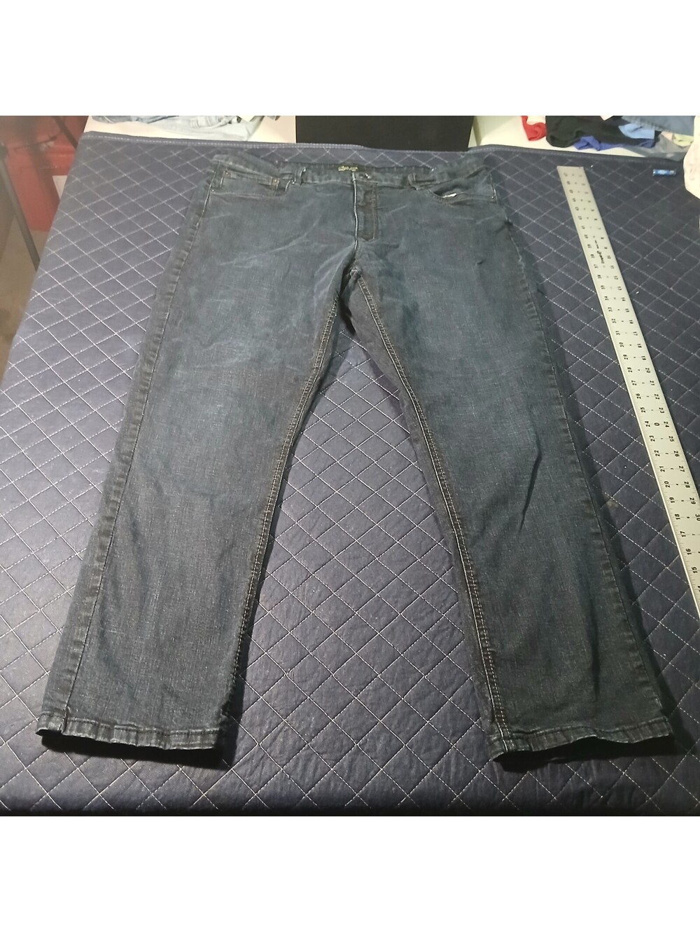 Vintage Urban Star Jeans Dark Wash Baby Boot Crop Denim Jeans Size 42/30